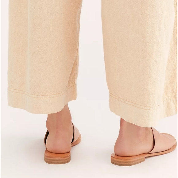 NWTs Free People Vicente Slide Sandal in Natural; Size 40 (10 US) - Picture 3 of 16